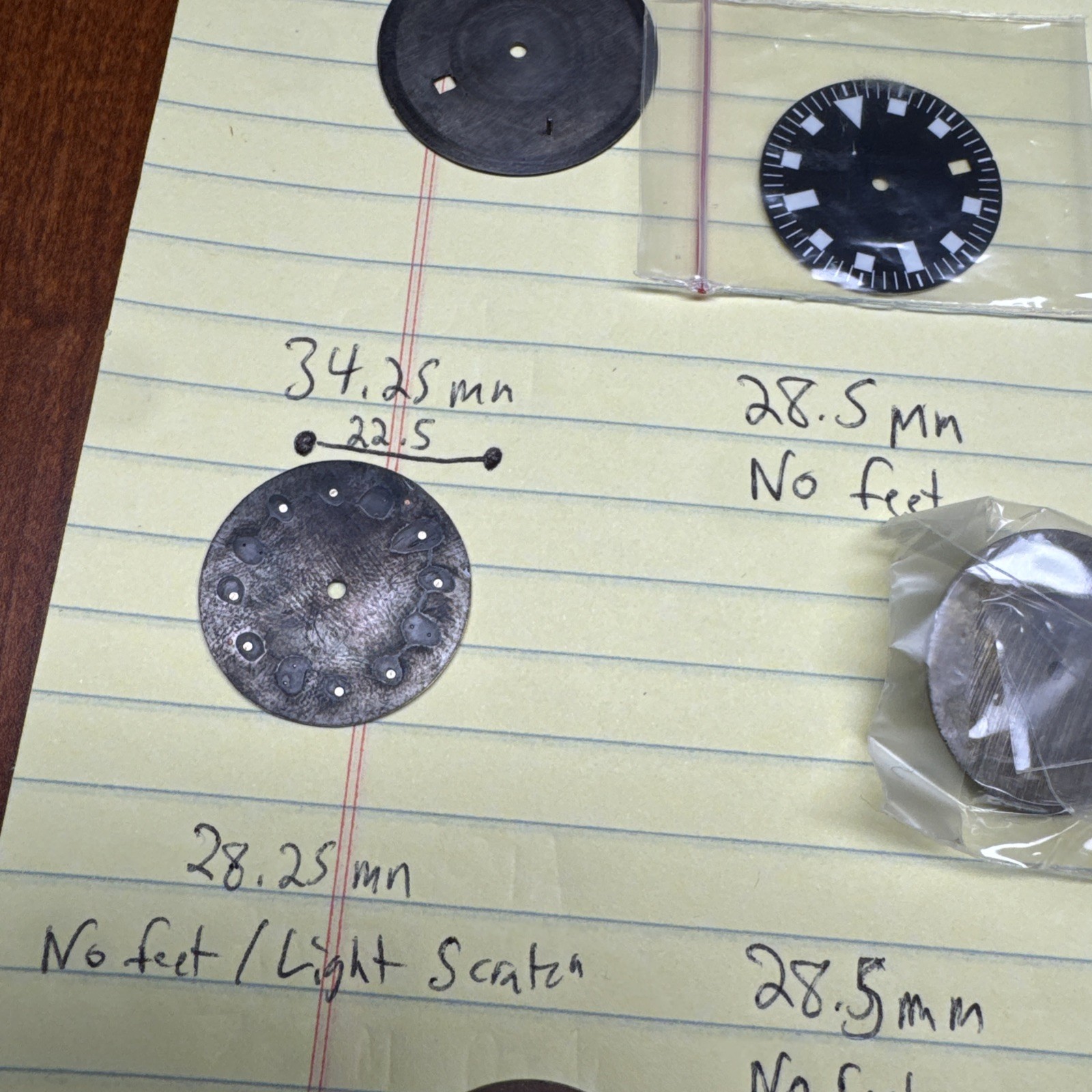 15 Watch Dial Lot MOST NEW 28.5 28mm 29.5 40.5 NH35/36