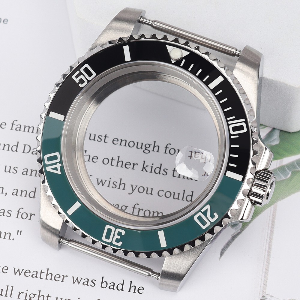 Sapphire Crystal NH35 Watch Case 40mm Steel For NH35 NH34 NH36 NH38 28.5mm Dial