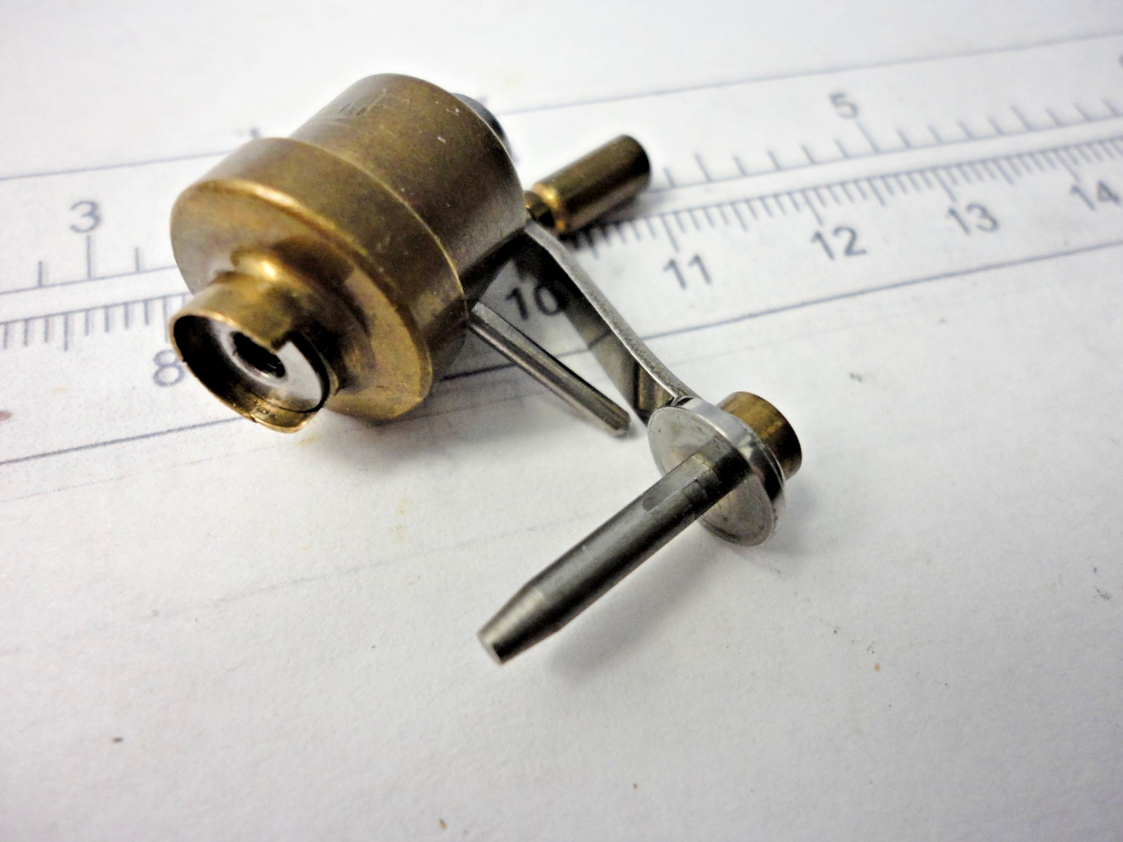 Watchmakers Mainspring Winder Drum & Arbor #3, Swiss