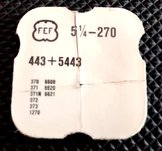 FEF Fleurier 270 660 6600 6620 6650 Set Lever Screw watch part #5443/303