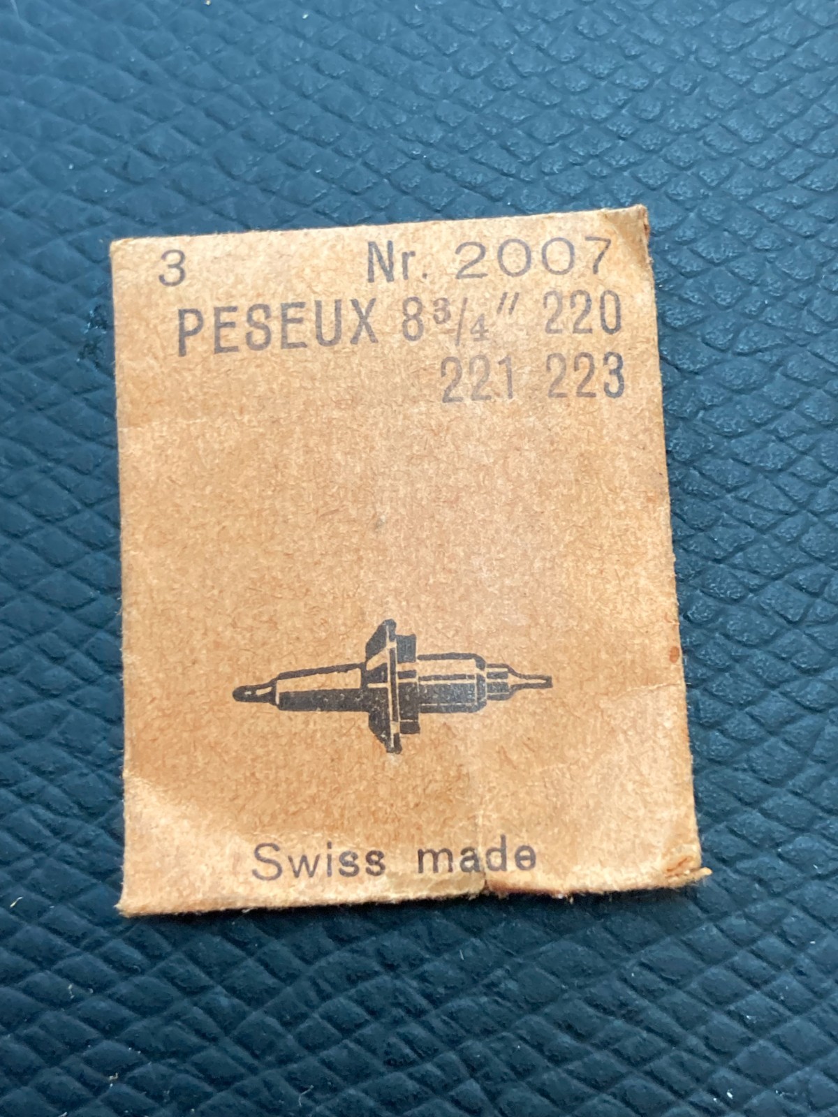 PESEUX 220 221 223 RONDA #2007 Pack of 2 Balance Staffs