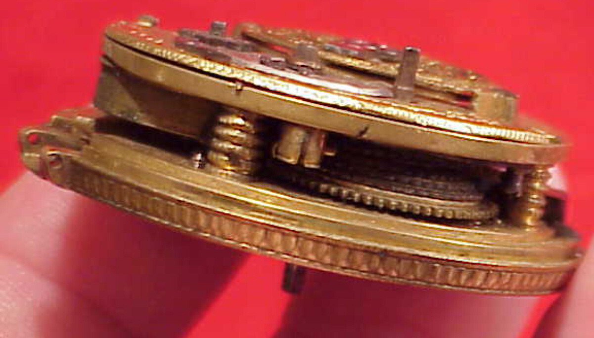 VERGE FUSEE 44MM JON ENBERGER 1792 LAUFEN GERMANY REPEATER POCKET WATCH MOVEMENT