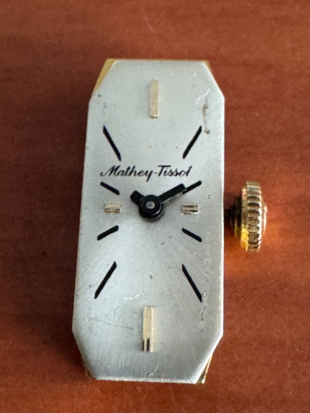 VINTAGE LADIES MATHEY-TISSOT WRISTWATCH MOVEMENT CAL. 59-21 FHF KEEPING TIME