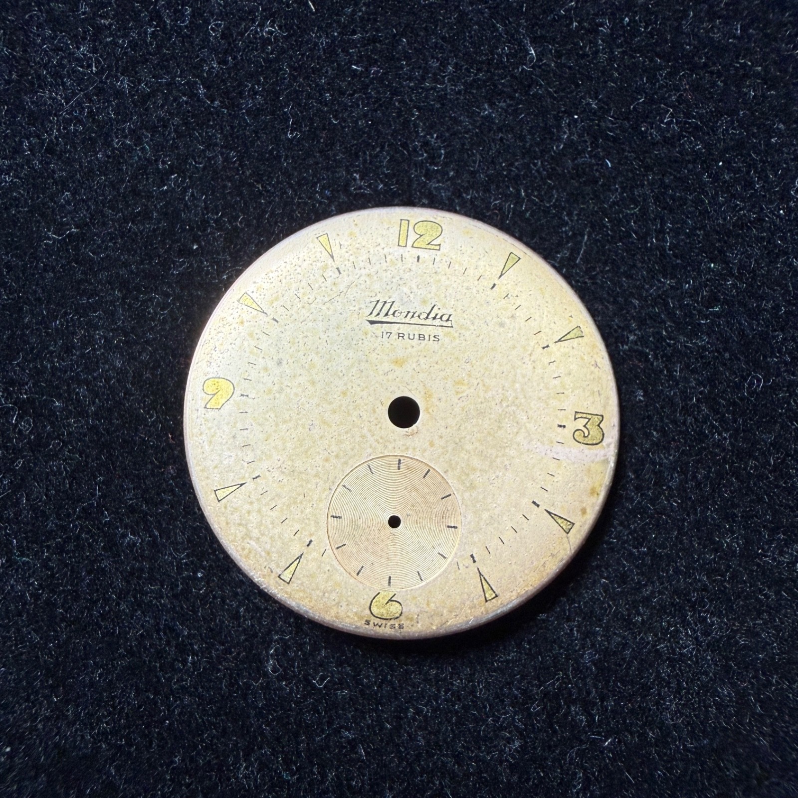 Mondia Clock Dial 28 Mm Small Seconds