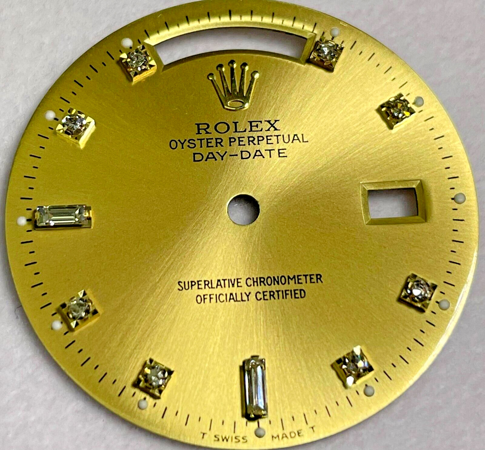 Rolex Day-Date Golden Diamond Dial 118238 118208 18238 18208 for 36mm (ERROR!)