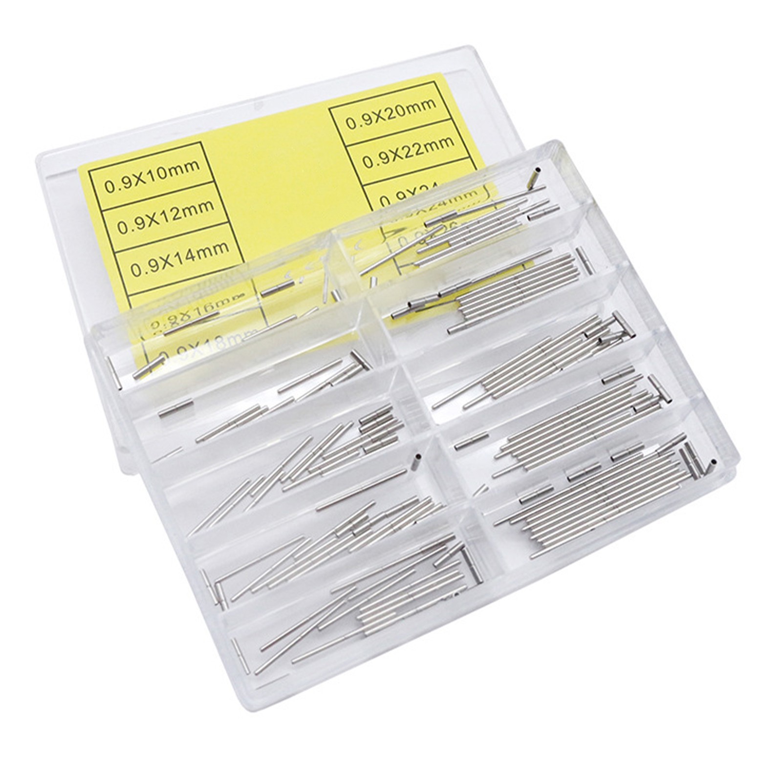 1 Set 10-28mm Notched Tube 0.9mm Capsa Pin Watch Band Strap Pin Bar Repair Tool