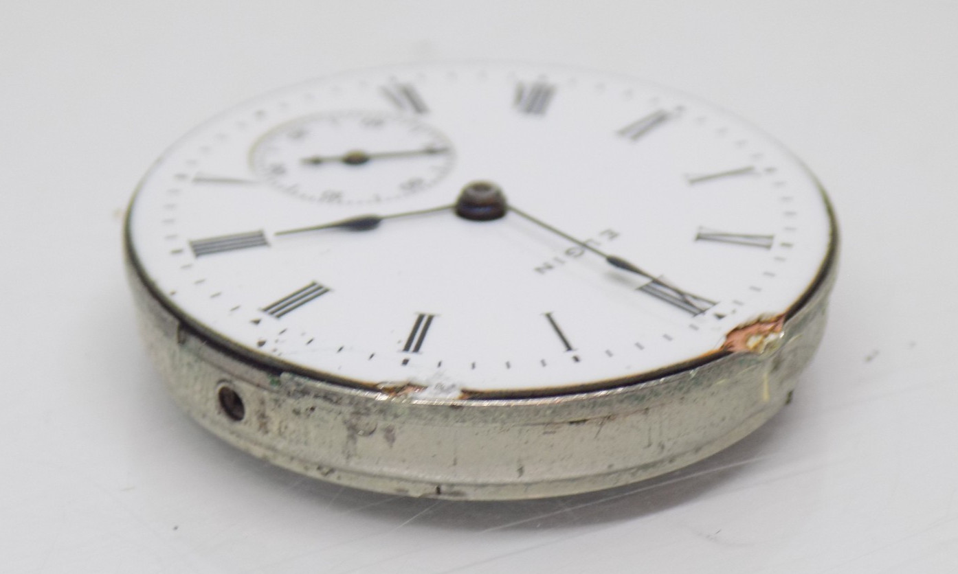 Elgin Natl. Watch Co. Grade 320 Model 2 0s Pocket 7J Watch Movement