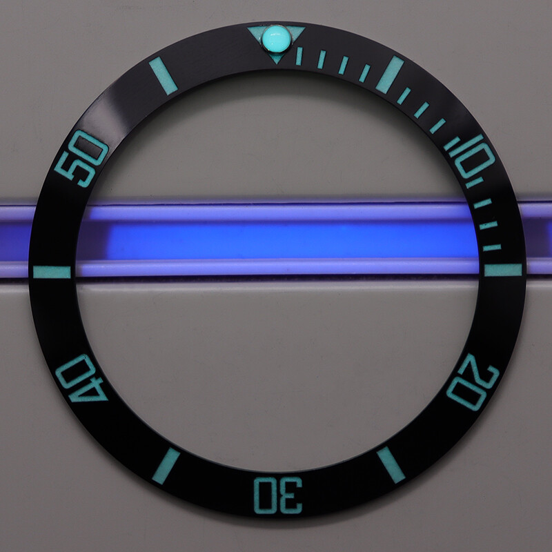 A+++++ diver 38mm X 30.7mm X 1.8mm 3C super luminescent ceramic insertion frame