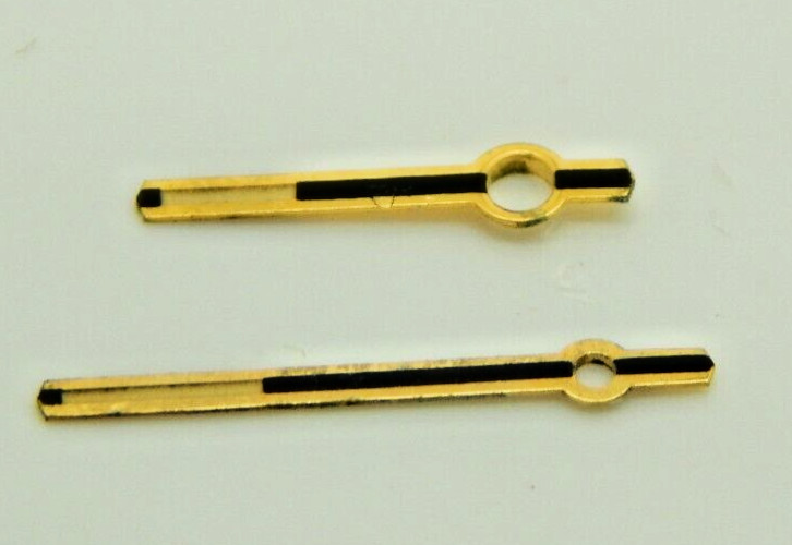 Genuine Bulova 10CBAC G SQ 22 TRIT BLK FILL Set of Hands Watch Part 63/64 NOS