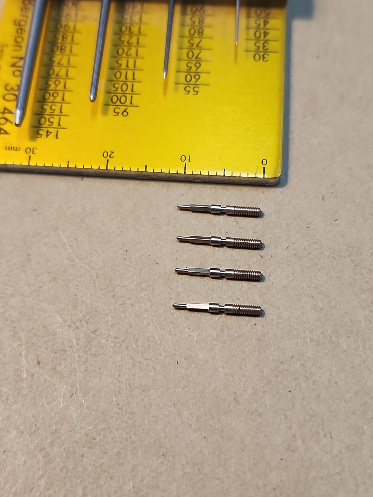 Lot Of 4 NOS Elgin 21/0 Tap 7 Stems PN 5345 Parts Spares Repairs