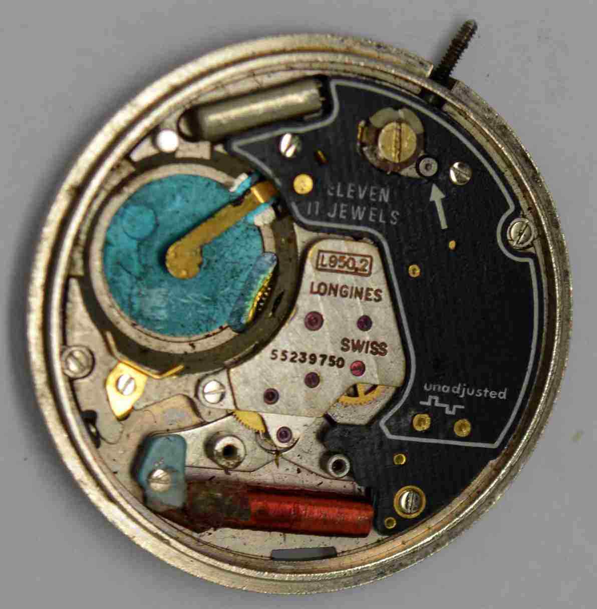 VTG LONGINES Movement. Cal: L950.2. S/N: 55239750. For Parts