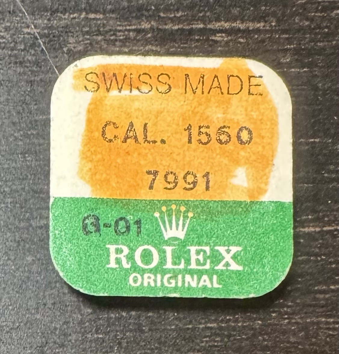 Rolex Cal. 1560 Part 7991 Set of Screws