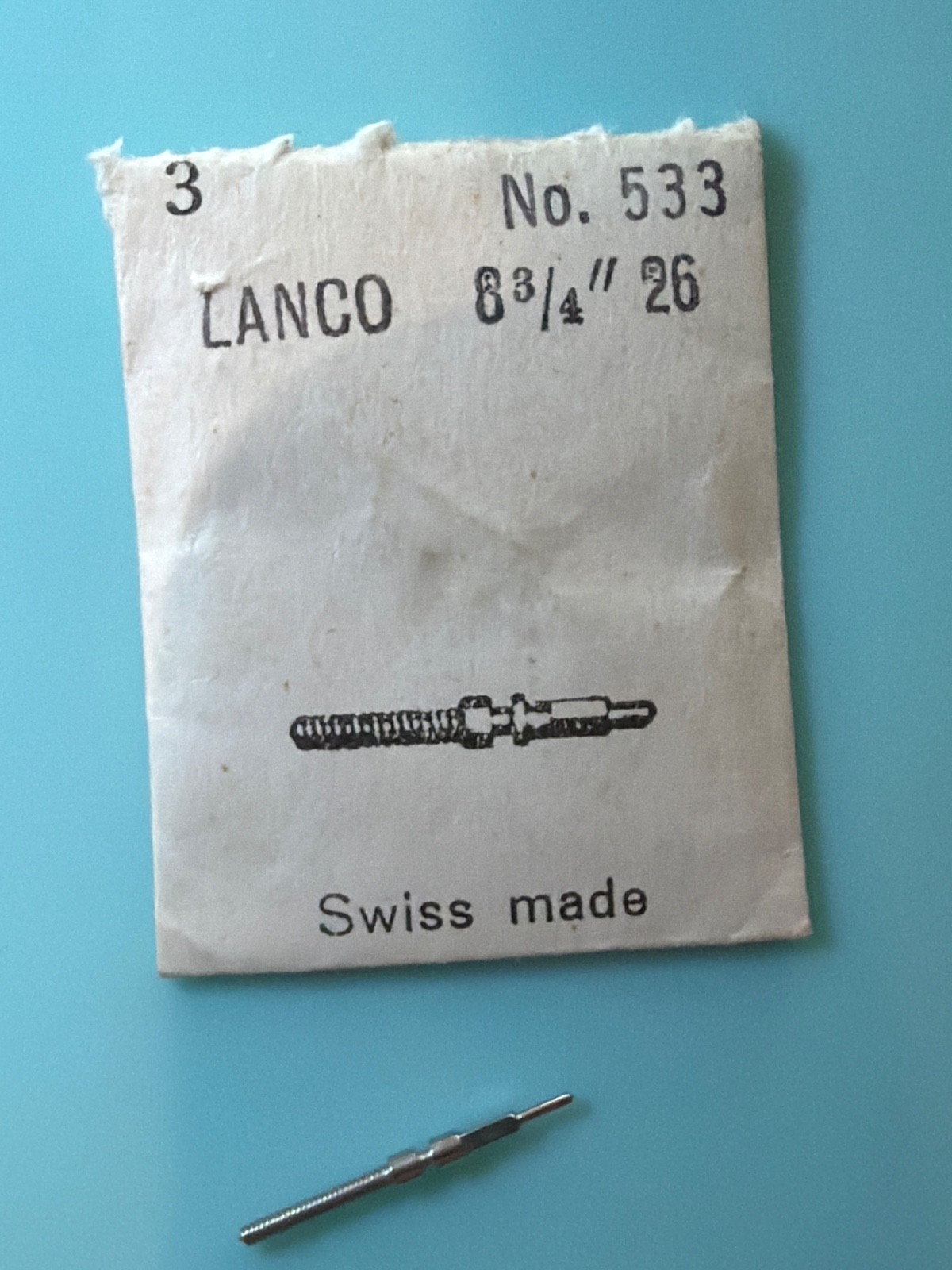 Winding Stem Various Calibers NOS (1) Stem OMEGA – PUW – VALJOUX – PESEUX – MIDO