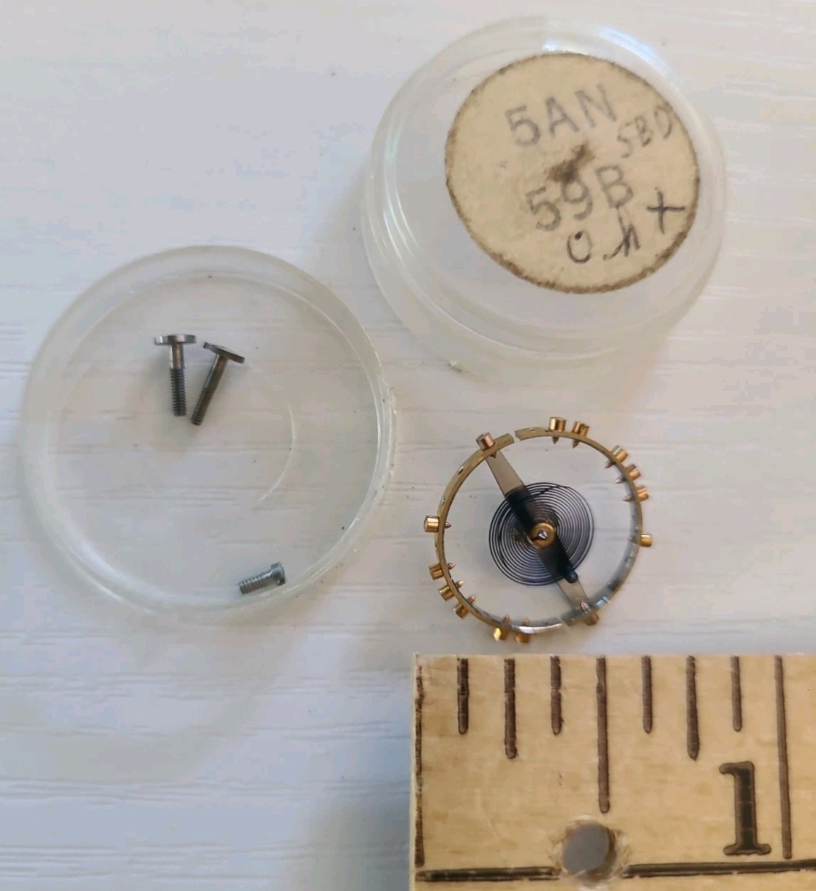 Bulova Watch Movement Balance Wheel Assembly