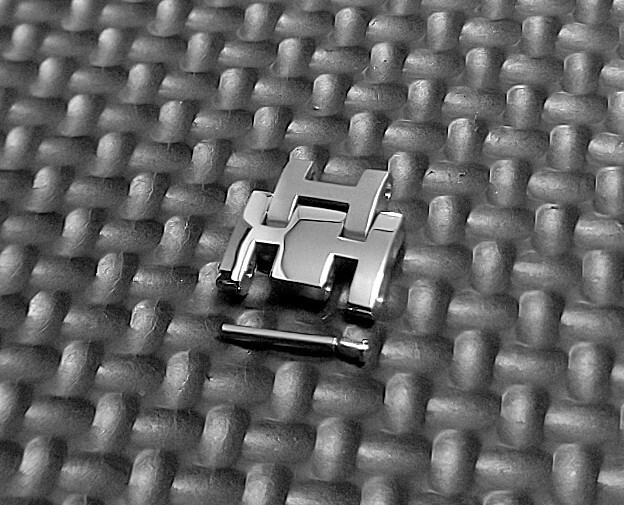 Genuine New HERMES Clipper CP1.210 etc 12mm Watch Band Bracelet Link #538