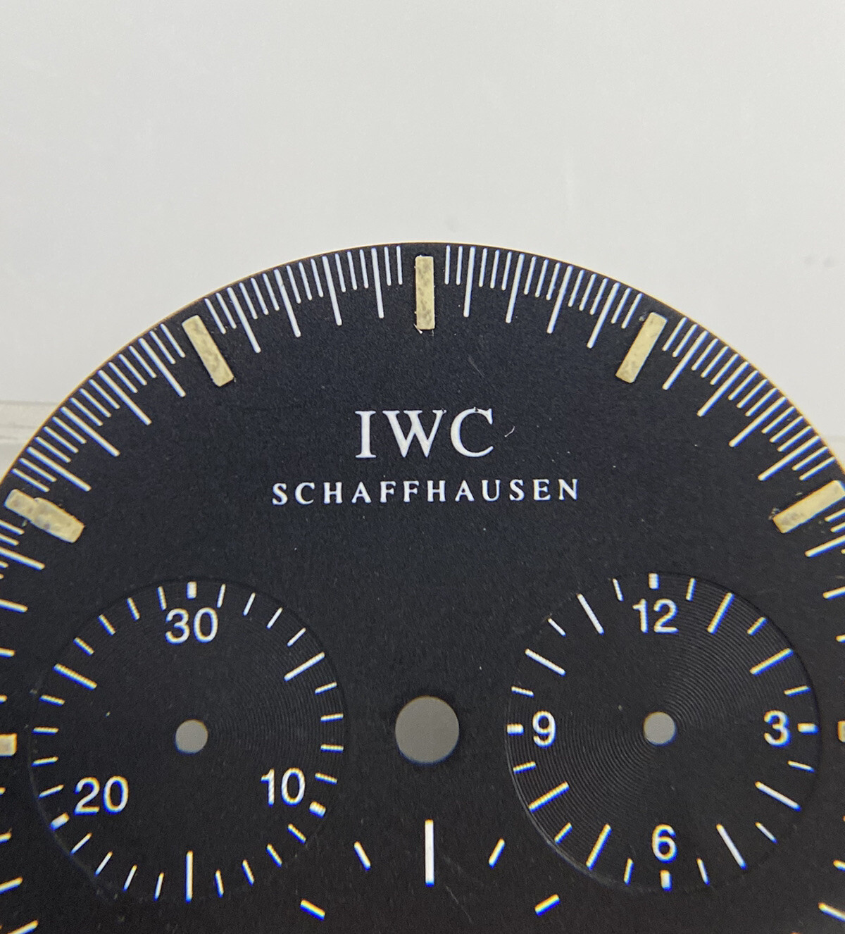 Original IWC GST SCHAFFHAUSEN Chronograph IW372701 Black 27mm Dial