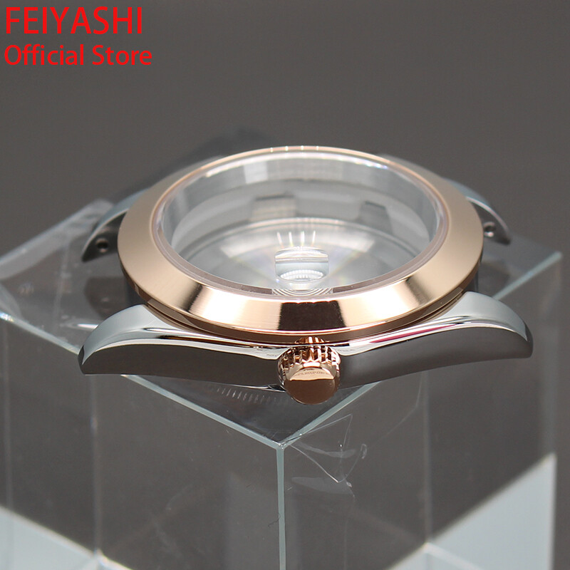 36mm/39mm Explorer Watch Case Exhibition back cover For nh35 8215 Movement 10ATM
