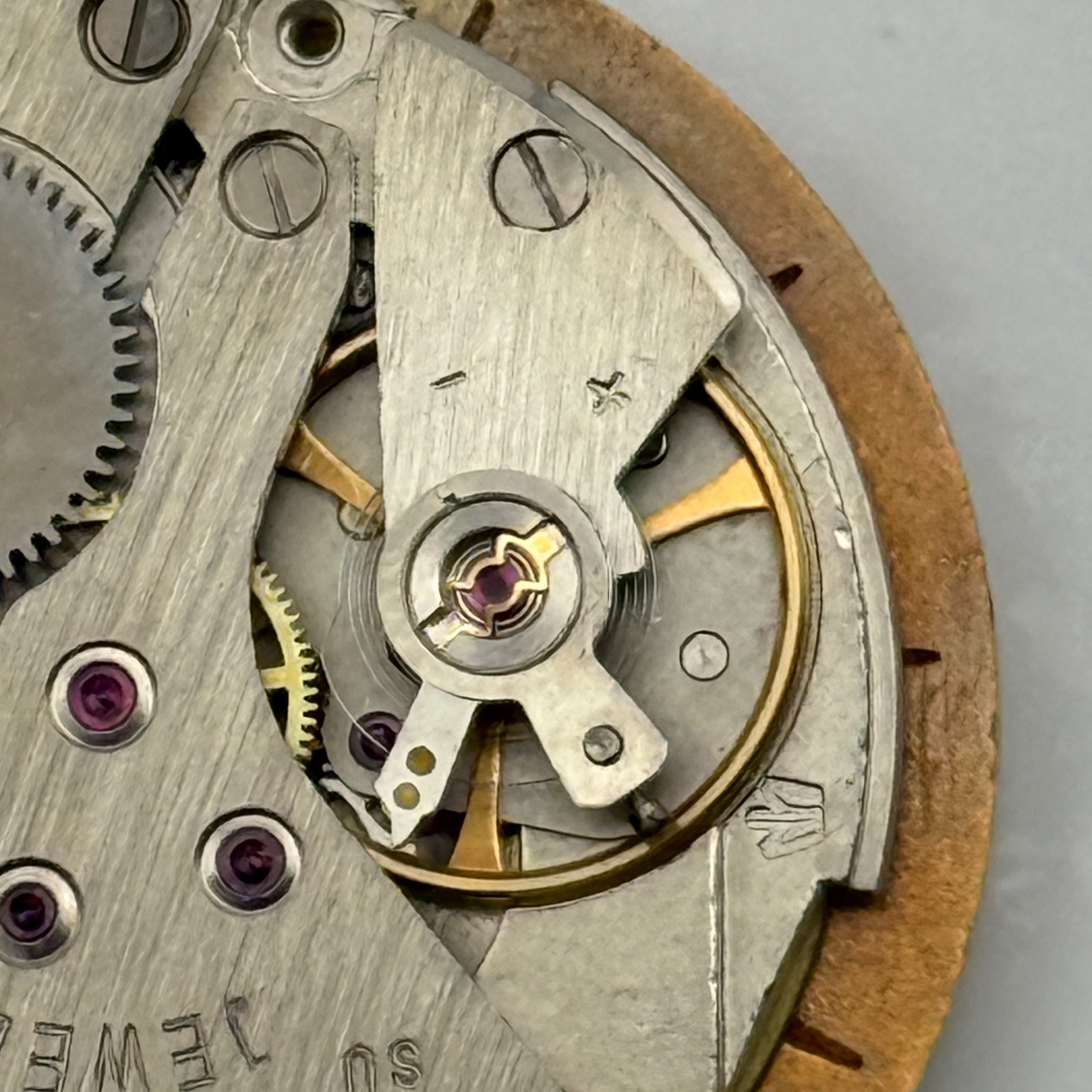 Poljot 2614.2H Watch Movement Sekonda Soviet 17 Jewels Parts Repair 26.4mm