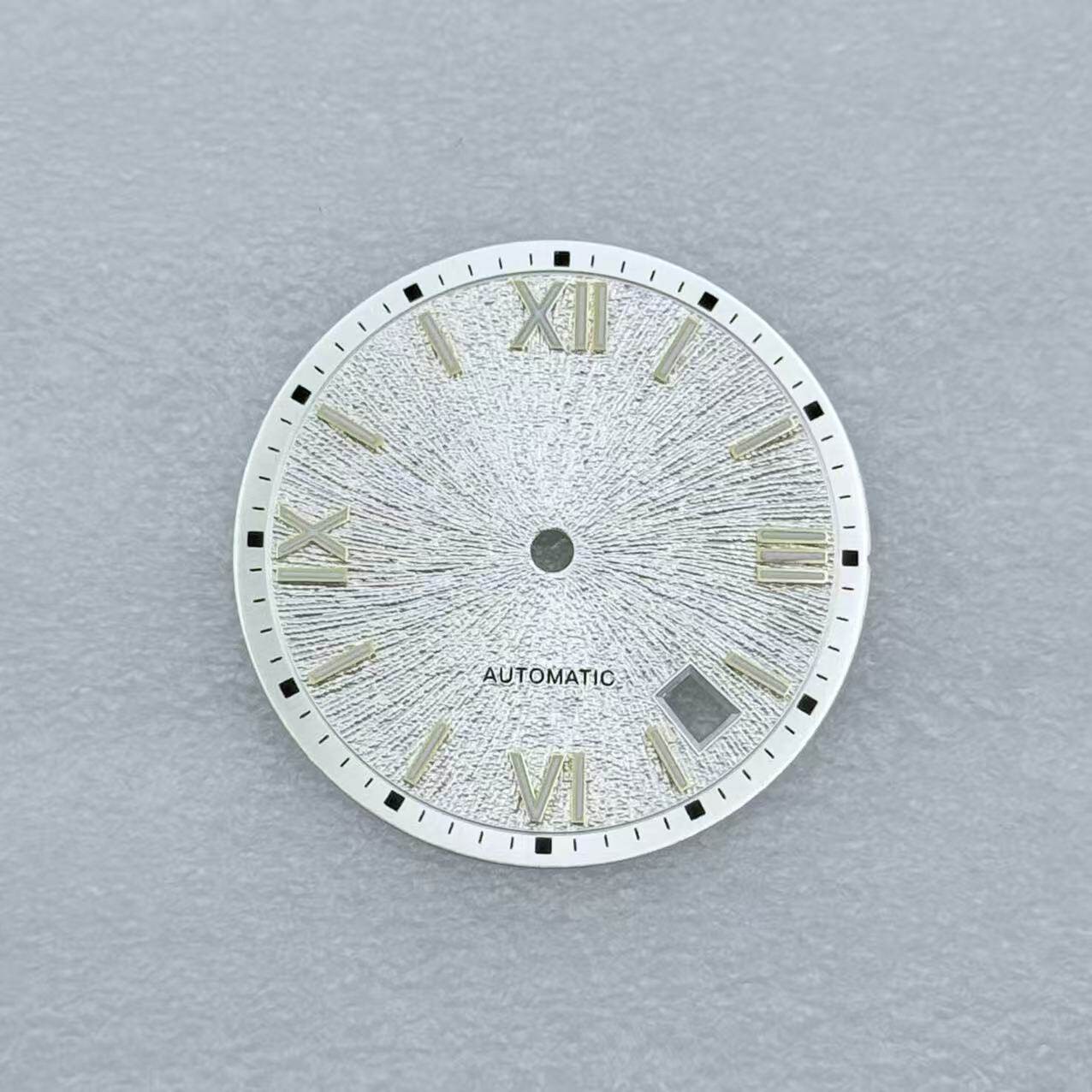 New NH35 Dial 31.8mm Black Purple Fit NH35/36 Movements Watch Accessories