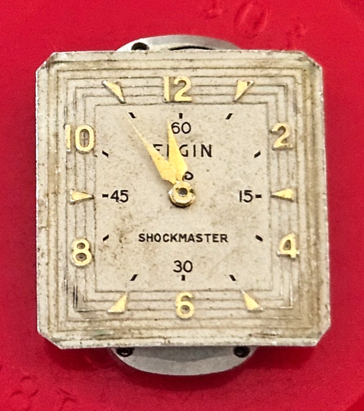 ELGIN SHOCKMASTER 668 17J Watch Movement (BALANCE RUNS) lot125