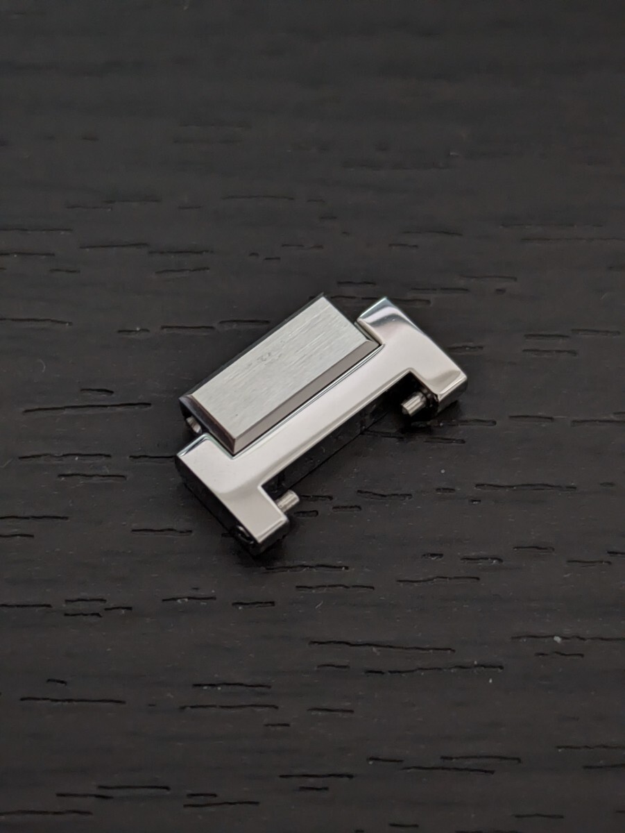 Genuine HERMES Tandem Bracelet Spare Link 14mm Silver Stainless Steel