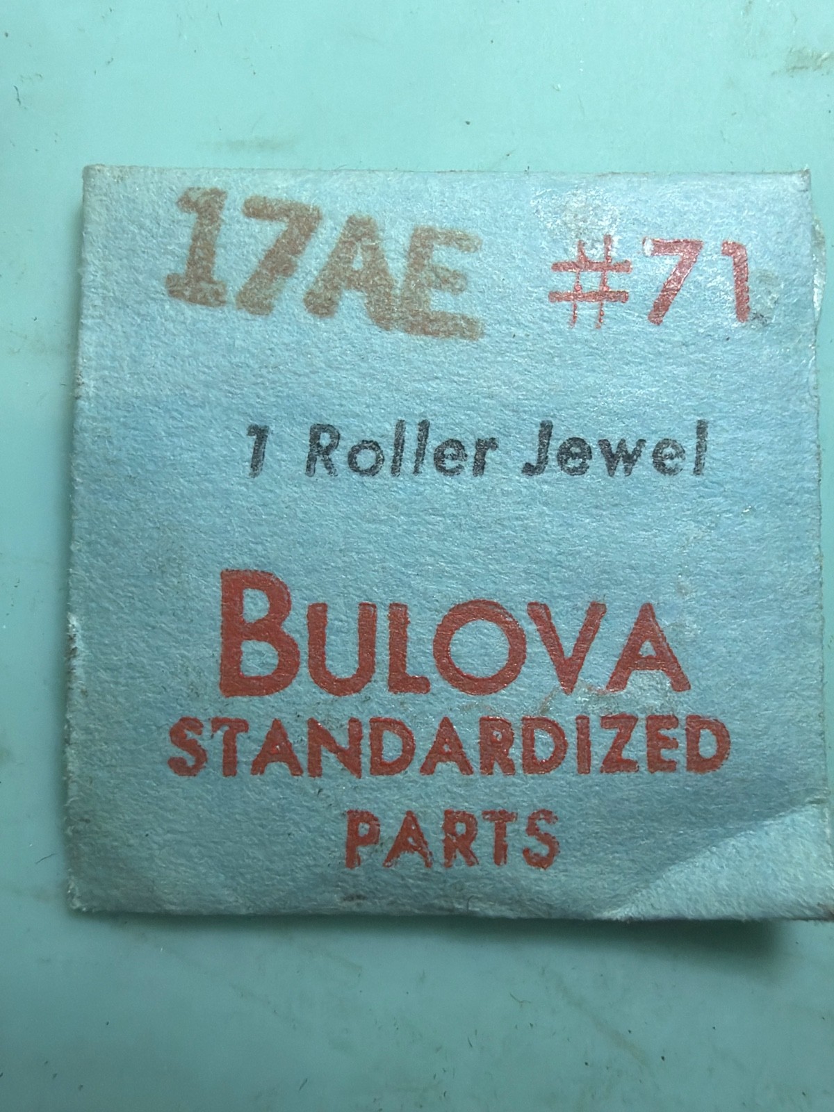 Bulova #71 Roller Jewel – NOS – Various Calibers