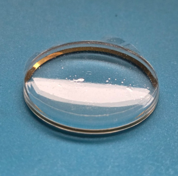 NEW QUALITY ACRYLIC CRYSTAL FOR OMEGA 5000 YELLOW TENSION RING 29.6 X 4.90MM