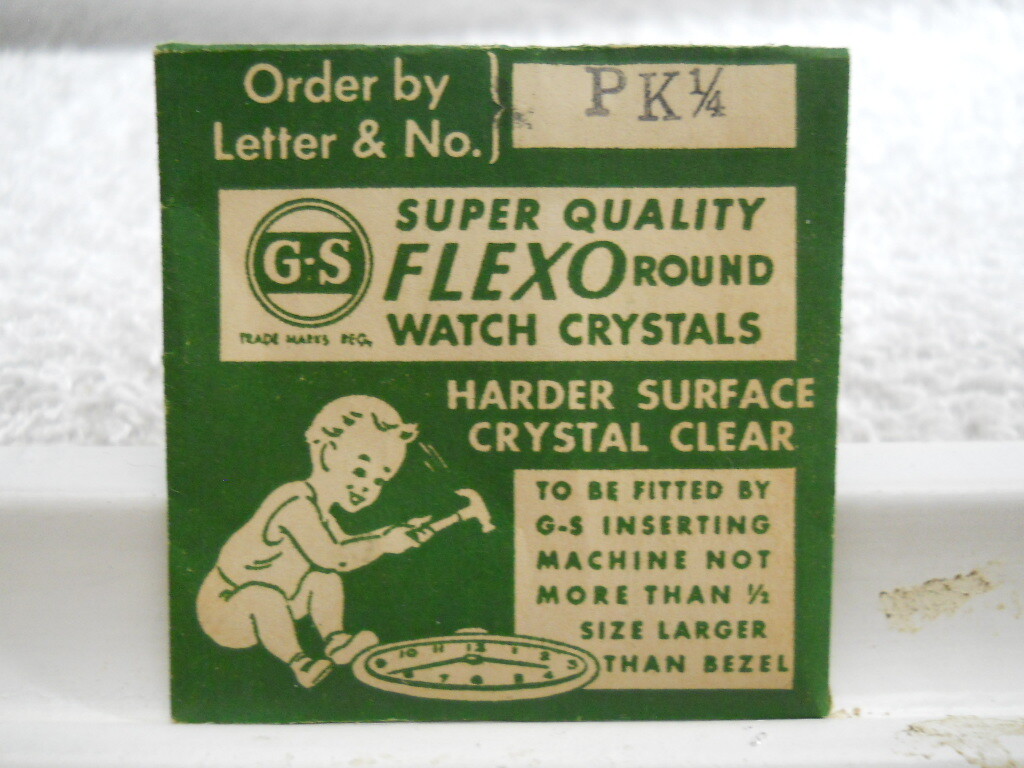 Choice GS PK ¼ – PK 70 Flexo Low-Dome Thin Watch Crystal 12.9-57.1 mm Repair