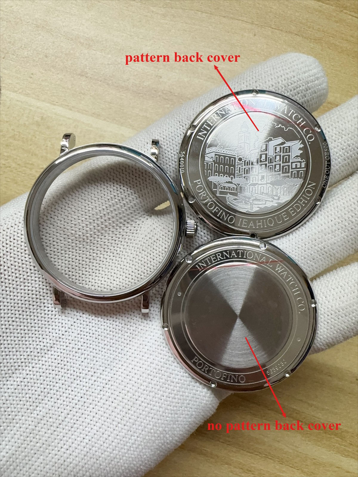 DIY Watch Part Kit for 2824 2892 Portofino 40mm Watch Case+Dial+Hands+SS Strap