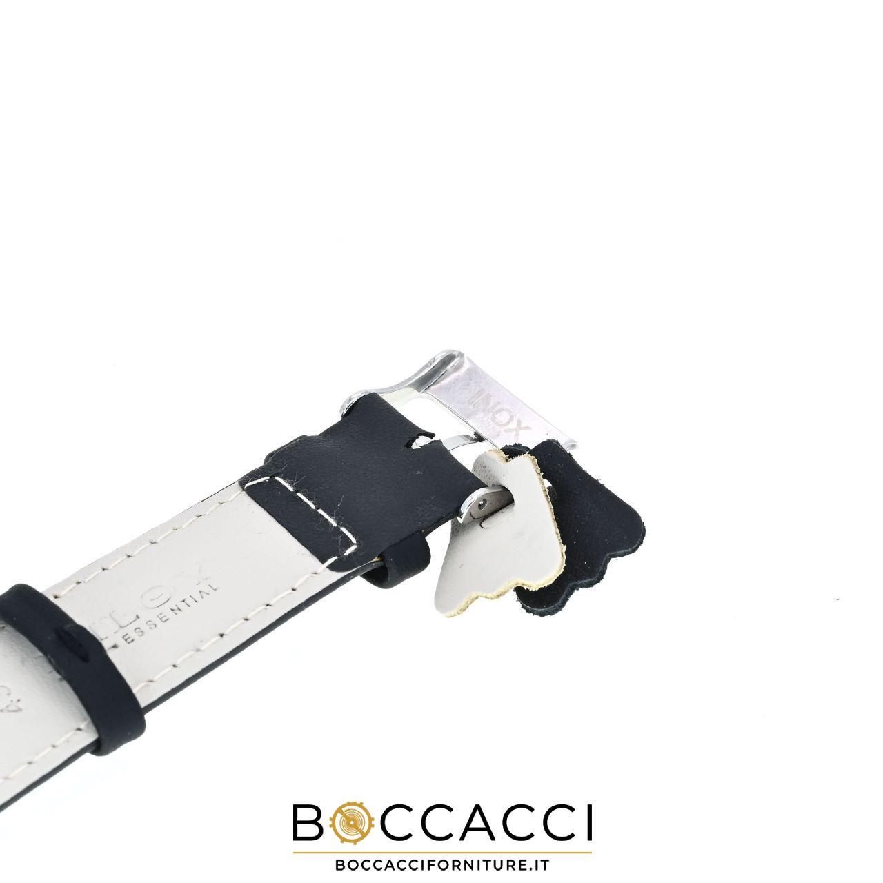 DILOY Cinturino 14mm Nero in Pelle Liscio non Imbottito (NEW)