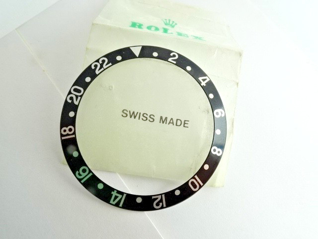Genuine ROLEX GMT Master BLACK Inlay Bezel 16710 16700 16760 Insert new Conditio