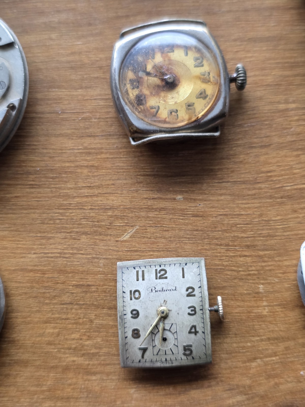 Vintage Antique Watches Movements Parts