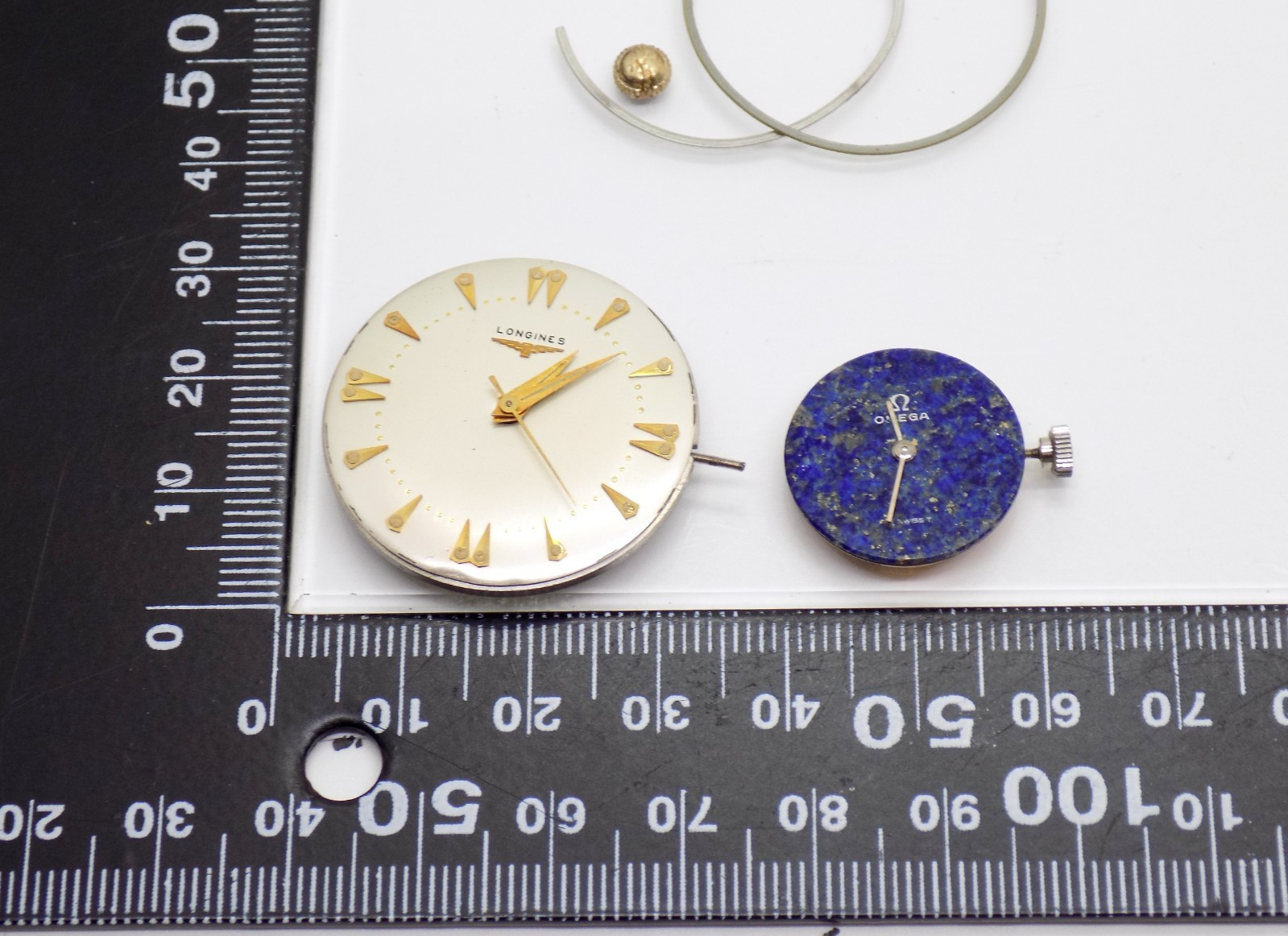 longines omega de ville lapis lazuli 2 watch movements for parts
