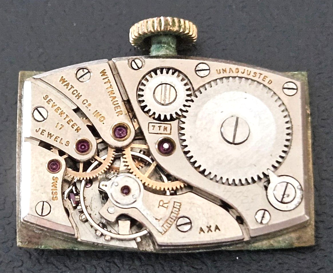 WITTNAUER 7TN 17J SWISS WATCH MOVEMENT (BALANCE RUNS WITH ROTATION) LOT.325