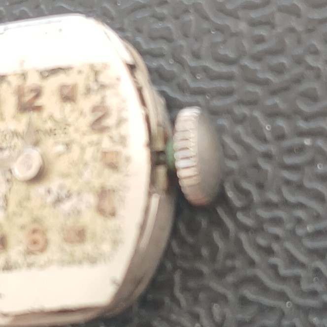 Longines 4LL watch movement, small, ladies, Swiss, partially disassembled, 1952