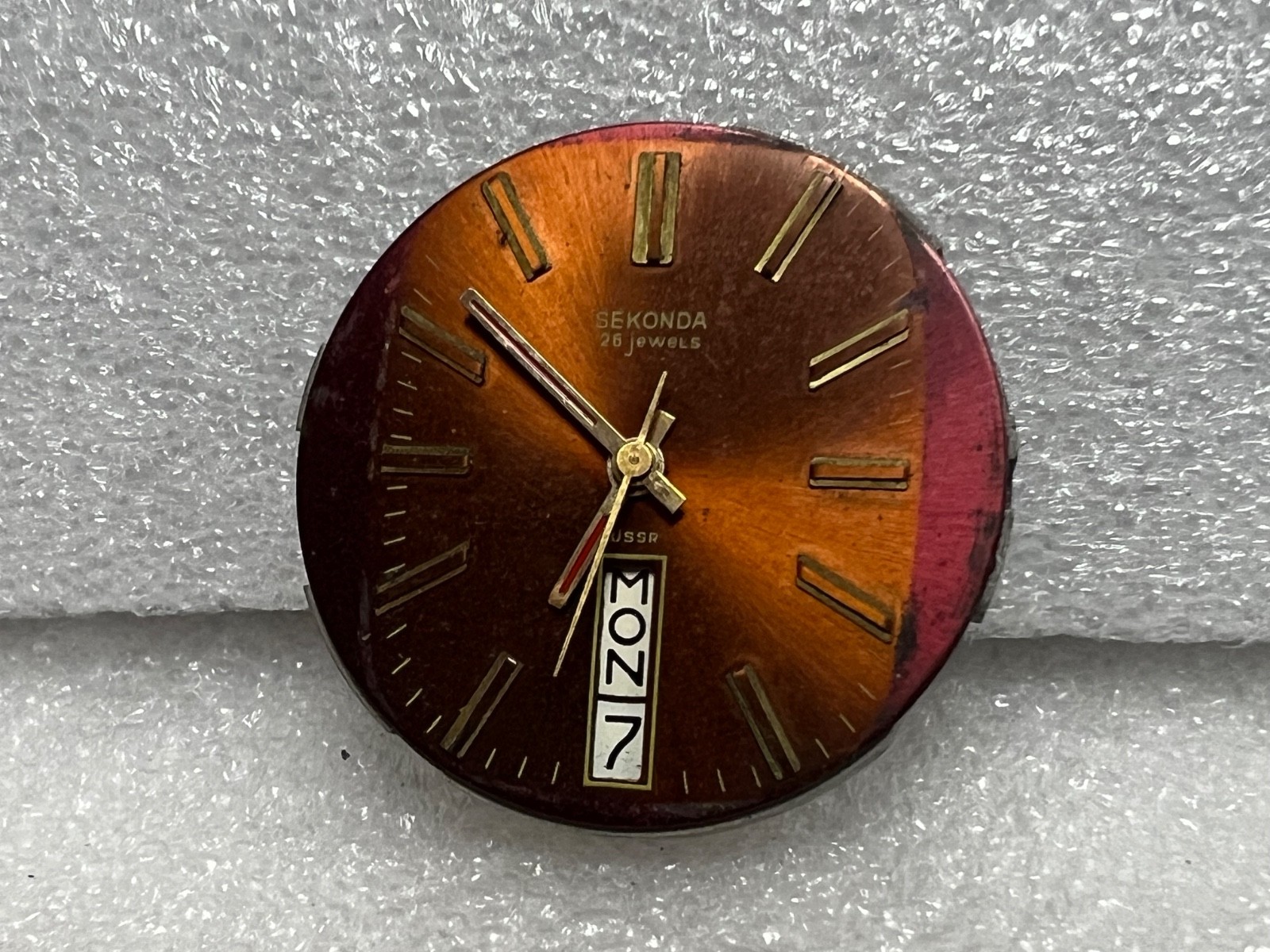 Vintage Watch movement ( mechanism) Slava Sekonda Fridge Soviet USSR. FOR PARTS