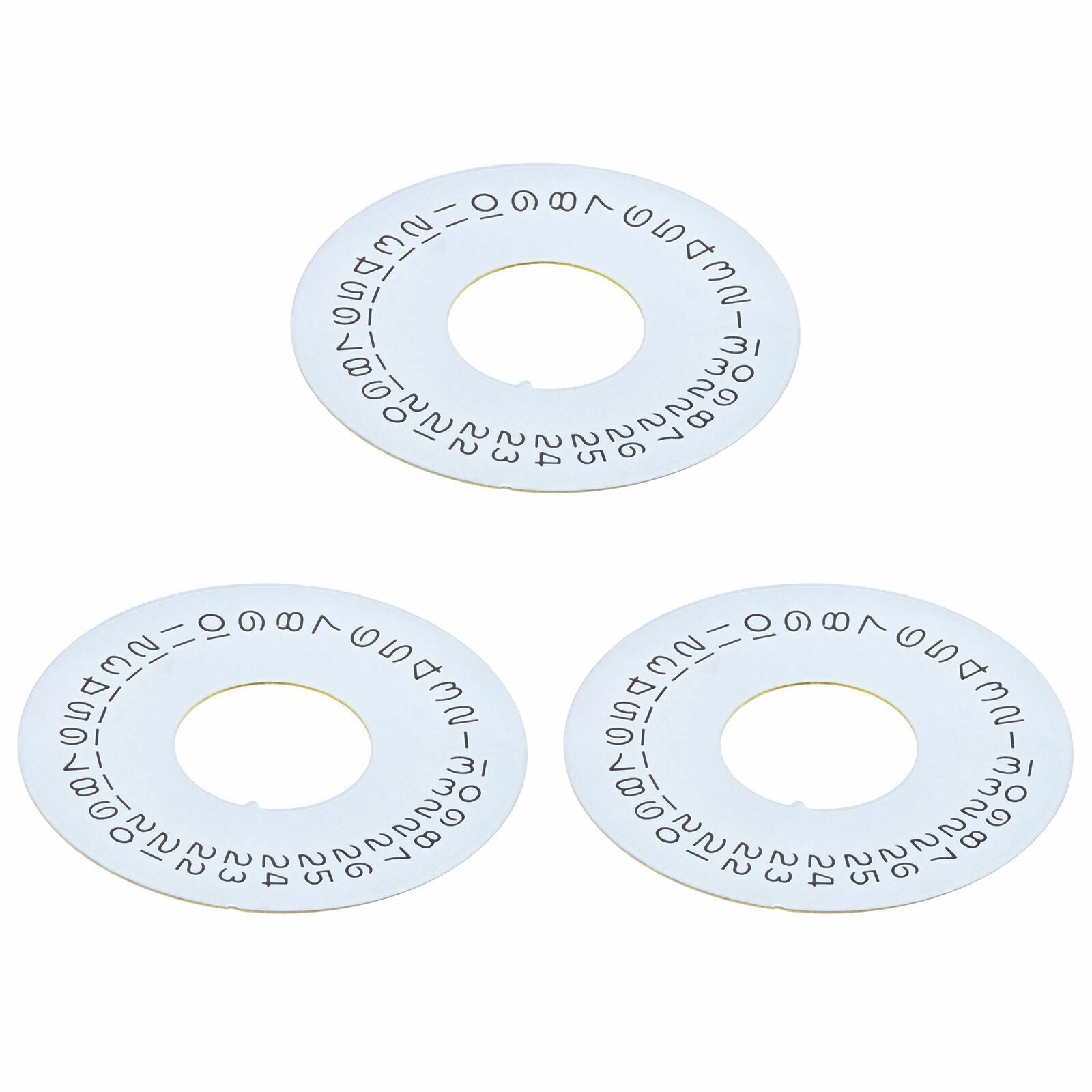 3 CALENDAR DATE DISC FOR ROLEX PRESIDENT 1801 1802 1803 1811 1814 1815 6611WHITE