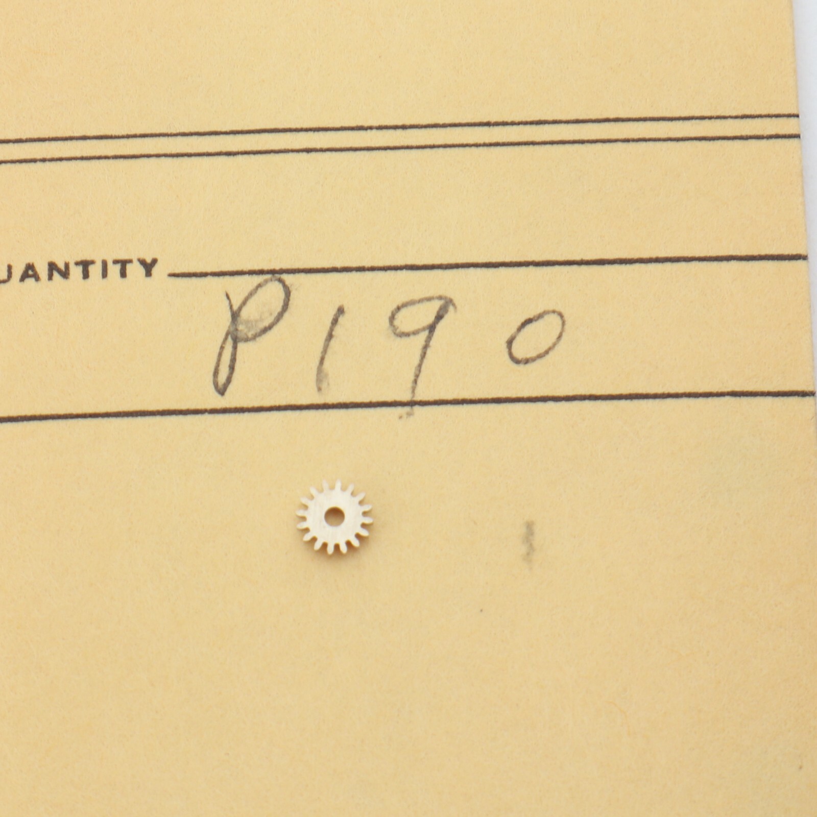 NOS PESEUX 190, 170 Watch Winding Pinion Part 410 Watchmakers Parts NOS (C12D13)
