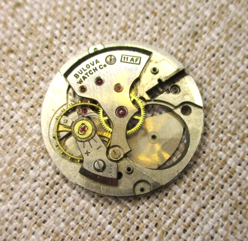 Bulova Movement cal 11AF shock Resistance, not complete, for parts