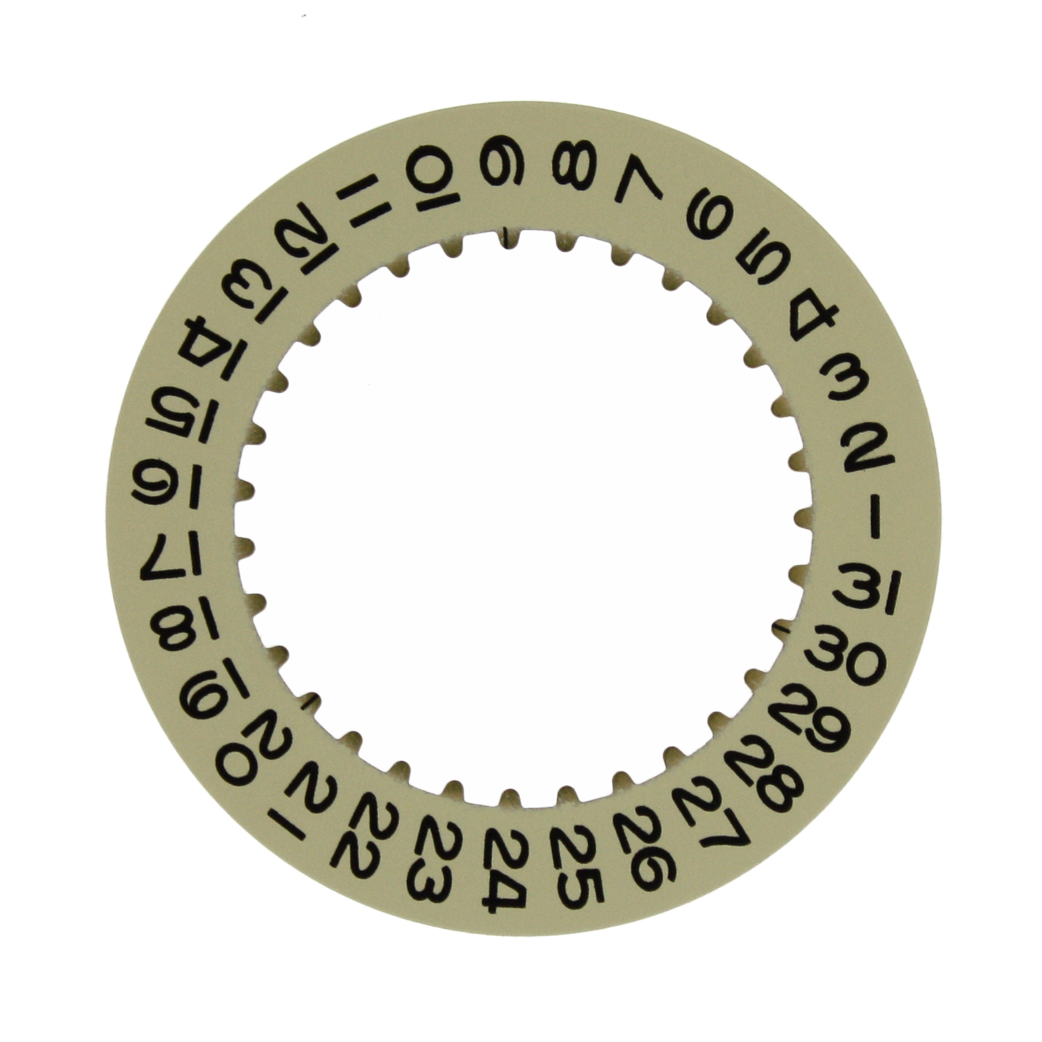 Calendar Date Dial Disc to fit Rolex Caliber 3135 and 3155 Champagne color