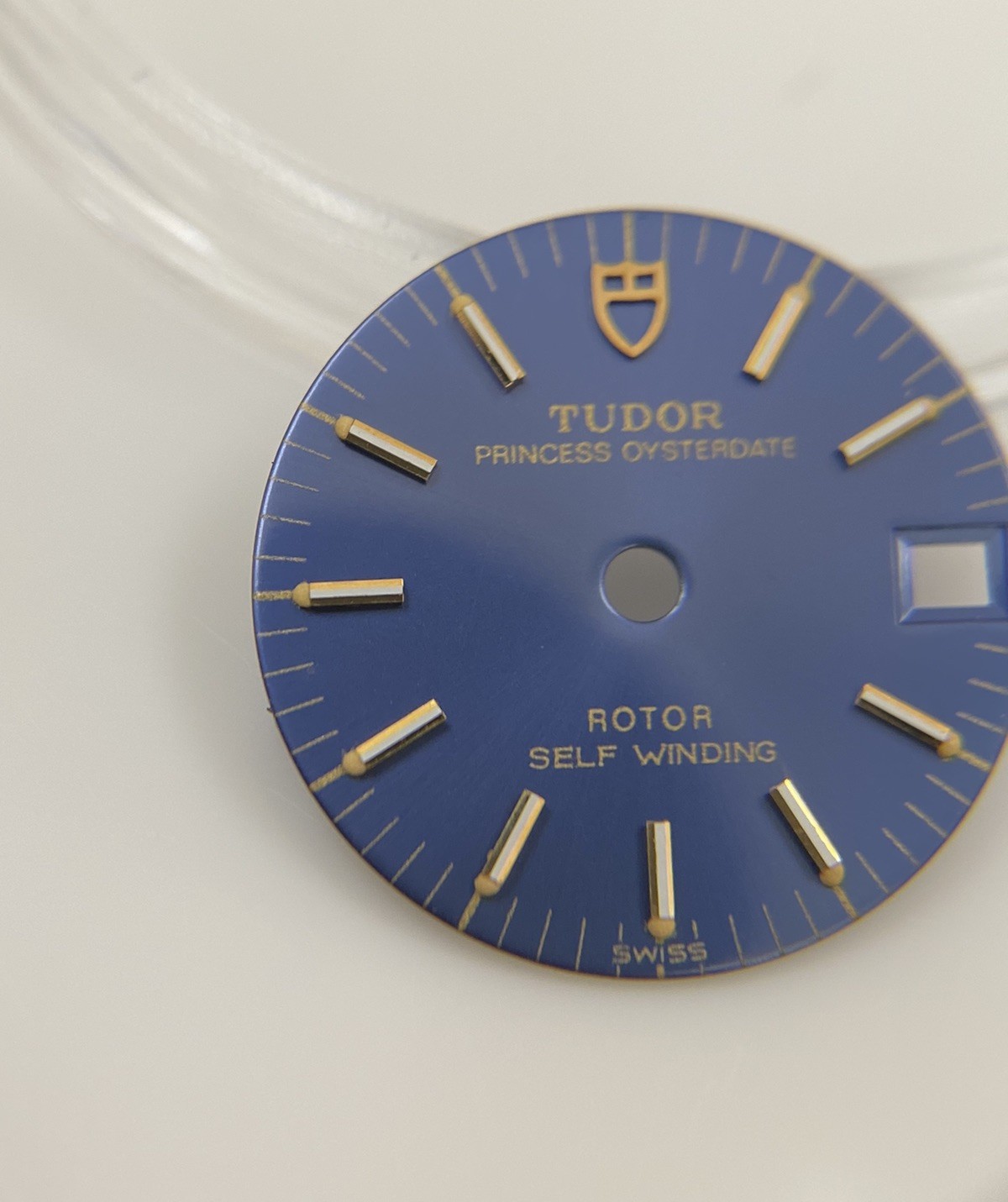Genuine Tudor Prince Oysterdate Rotor Blue/Gold Cal. ETA 2651/2671 Ladies Dial
