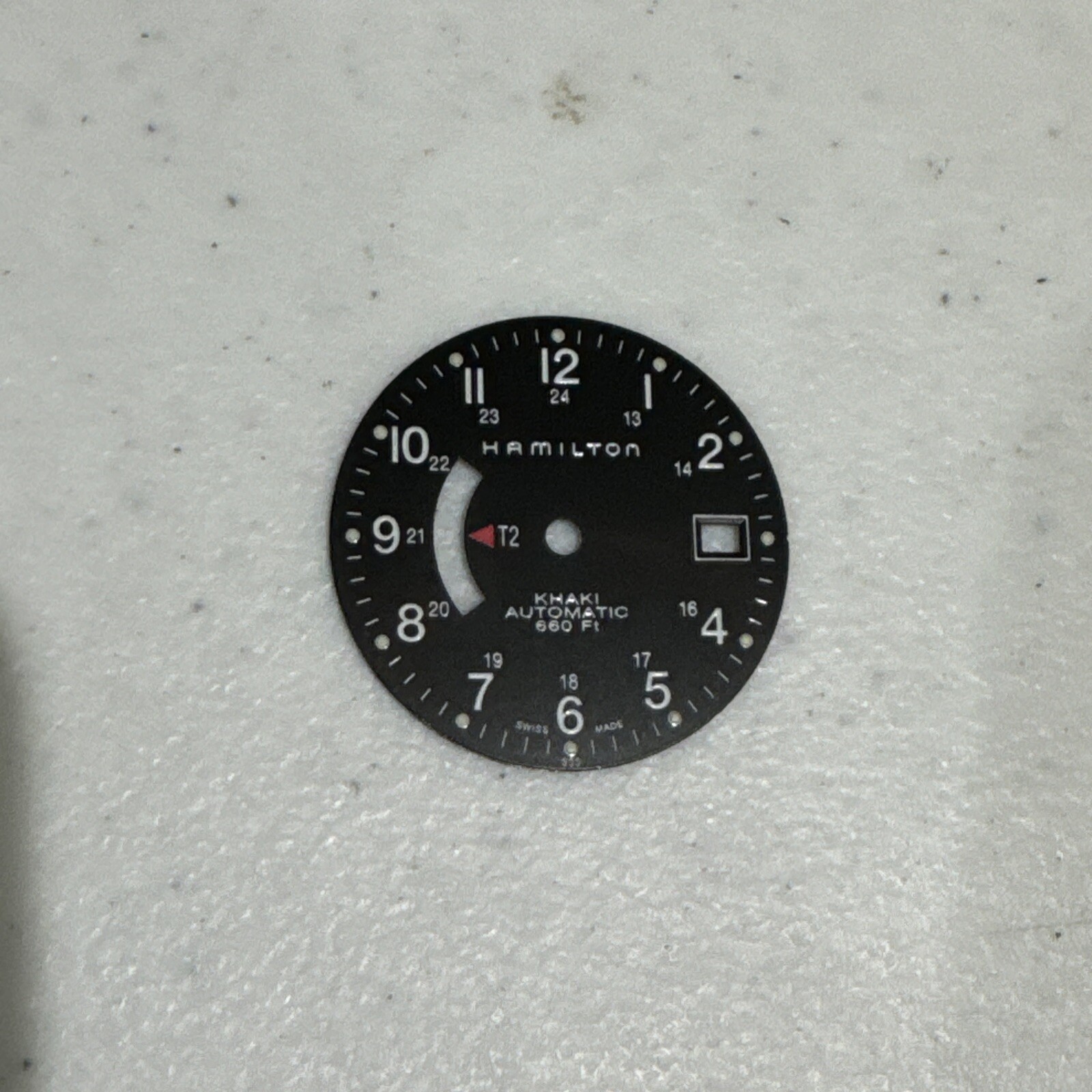 Hamilton Dial Black Authentic Original 29.3mm NO FEET