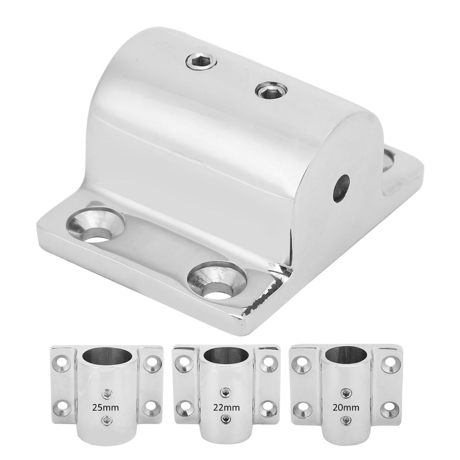 Marine Pipe Rectangular Base Stainless Steel Boat Tube Square Base Boat Hardware
