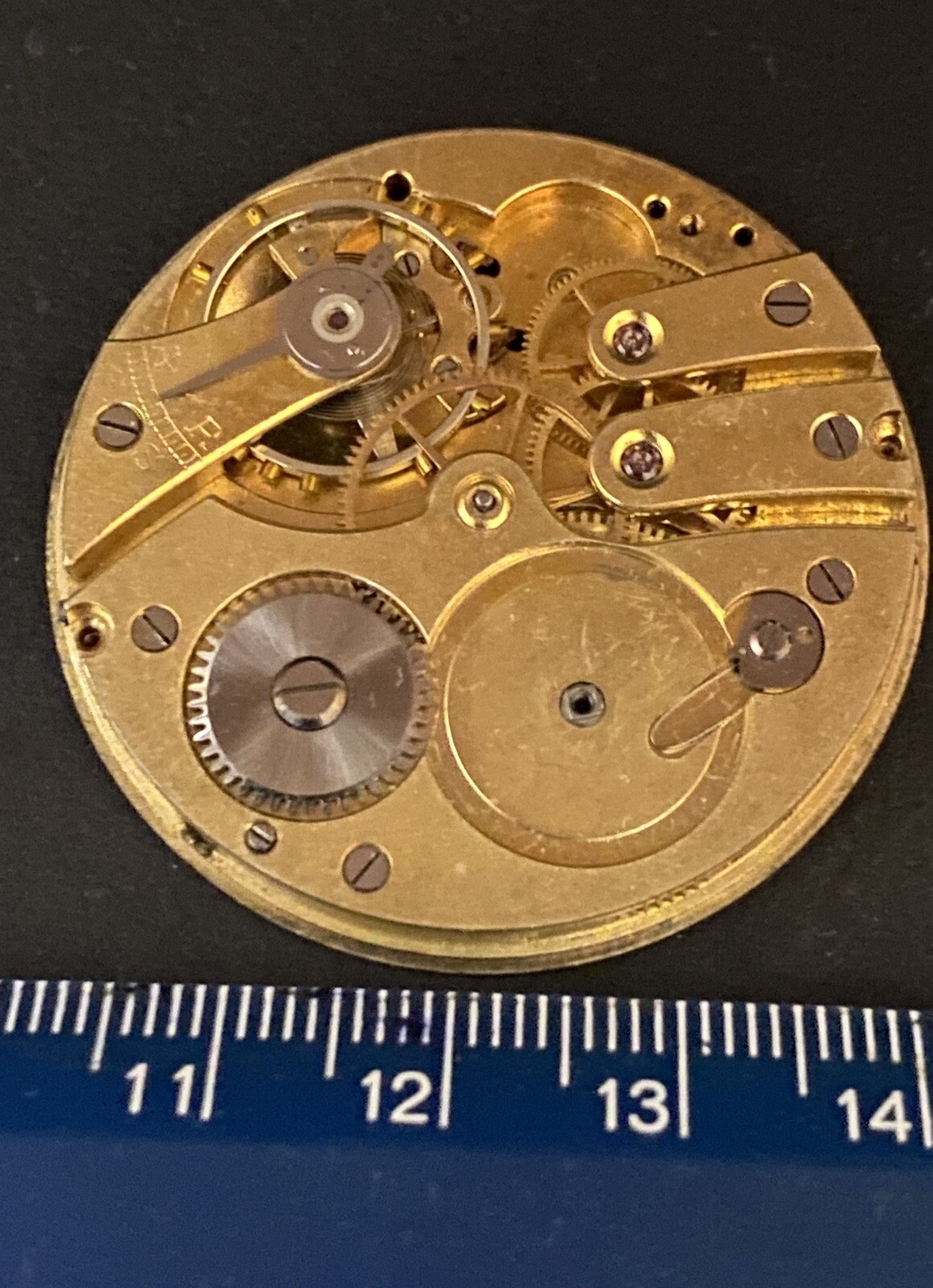 Vintage Union Pocket Watch Movement 43mm