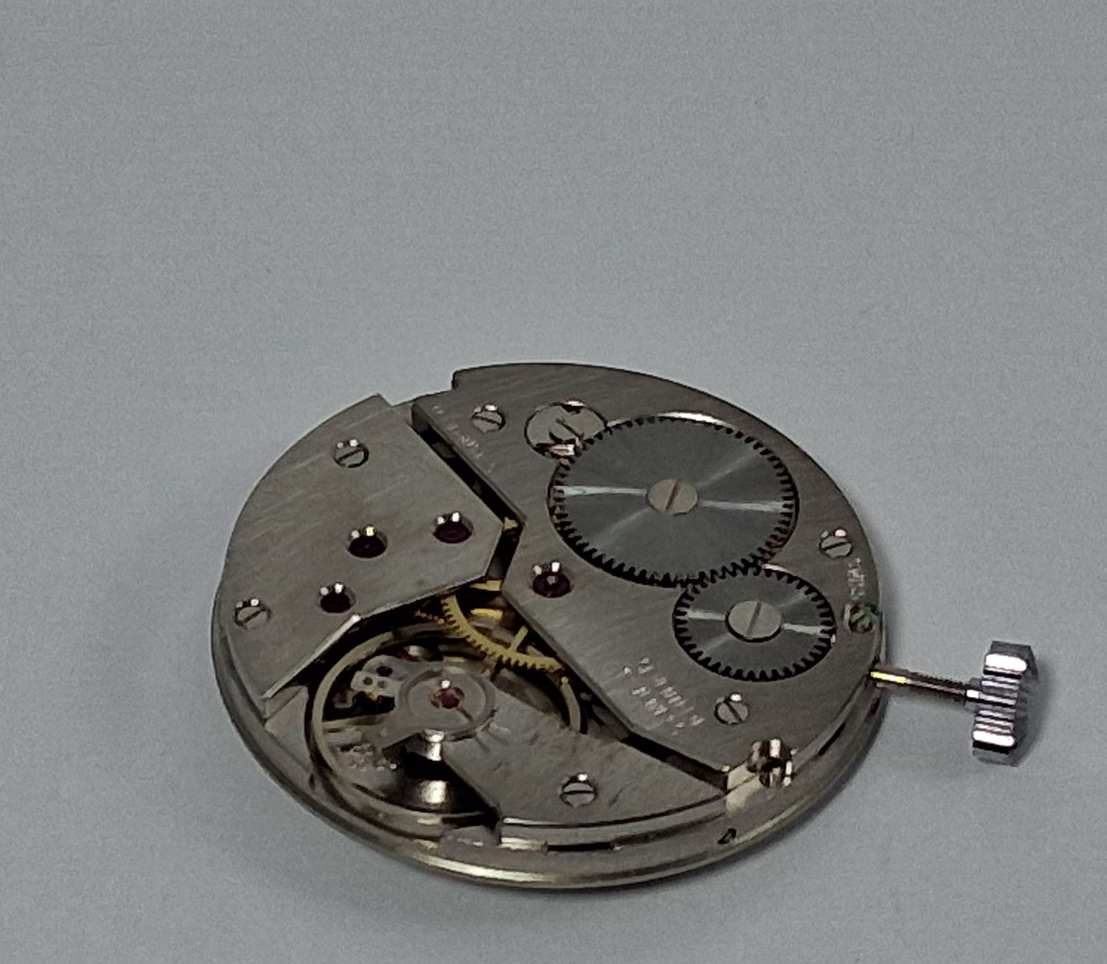 Unitas 6445 6341 Swiss Pocket Watch Movement 17 Jewels Manual Wind Runs
