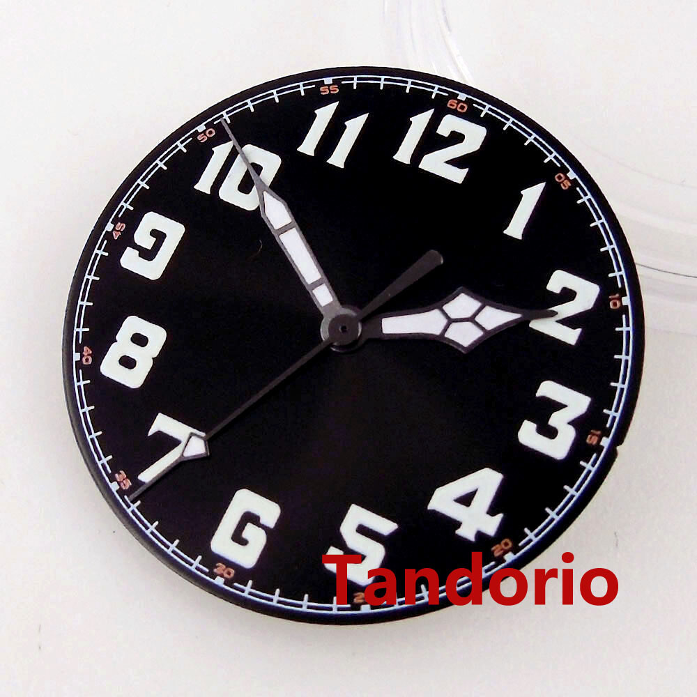 39mm Watch Case for NH35 movement 200m Waterproof Sapphire Crystal Luminous Dial