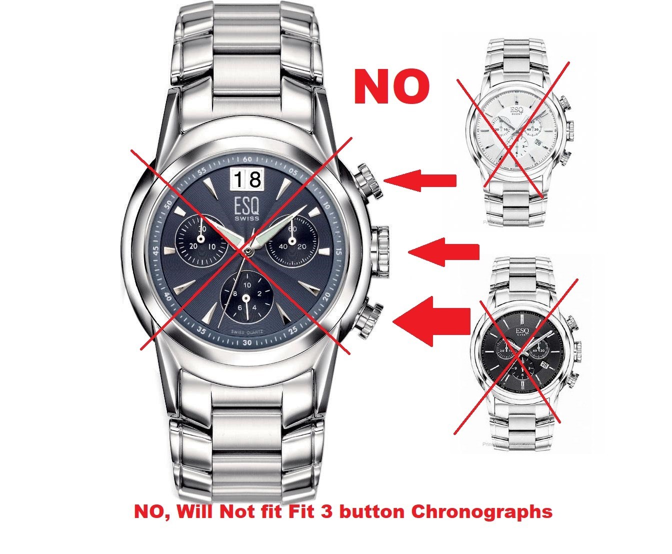 ESQ Quest Mens Watch E5288 Sizing Link