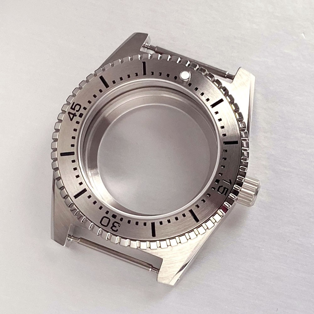 40mm Stainless Steel 20ATM Watch Case Sapphire Glass Fit NH35 ETA2824 Movement