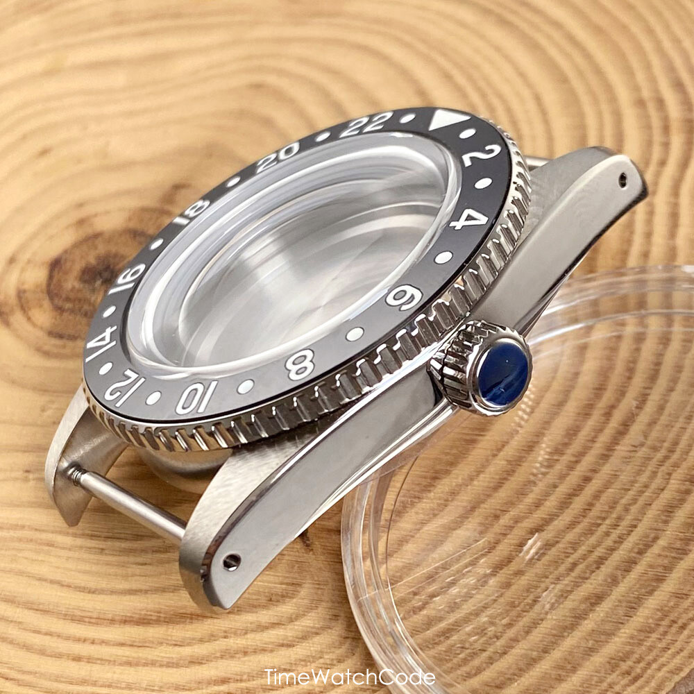 Diver Watch Case GMT Men Watch for NH34 NH35/36/38 ETA2824 PT5000 Sapphire 38mm