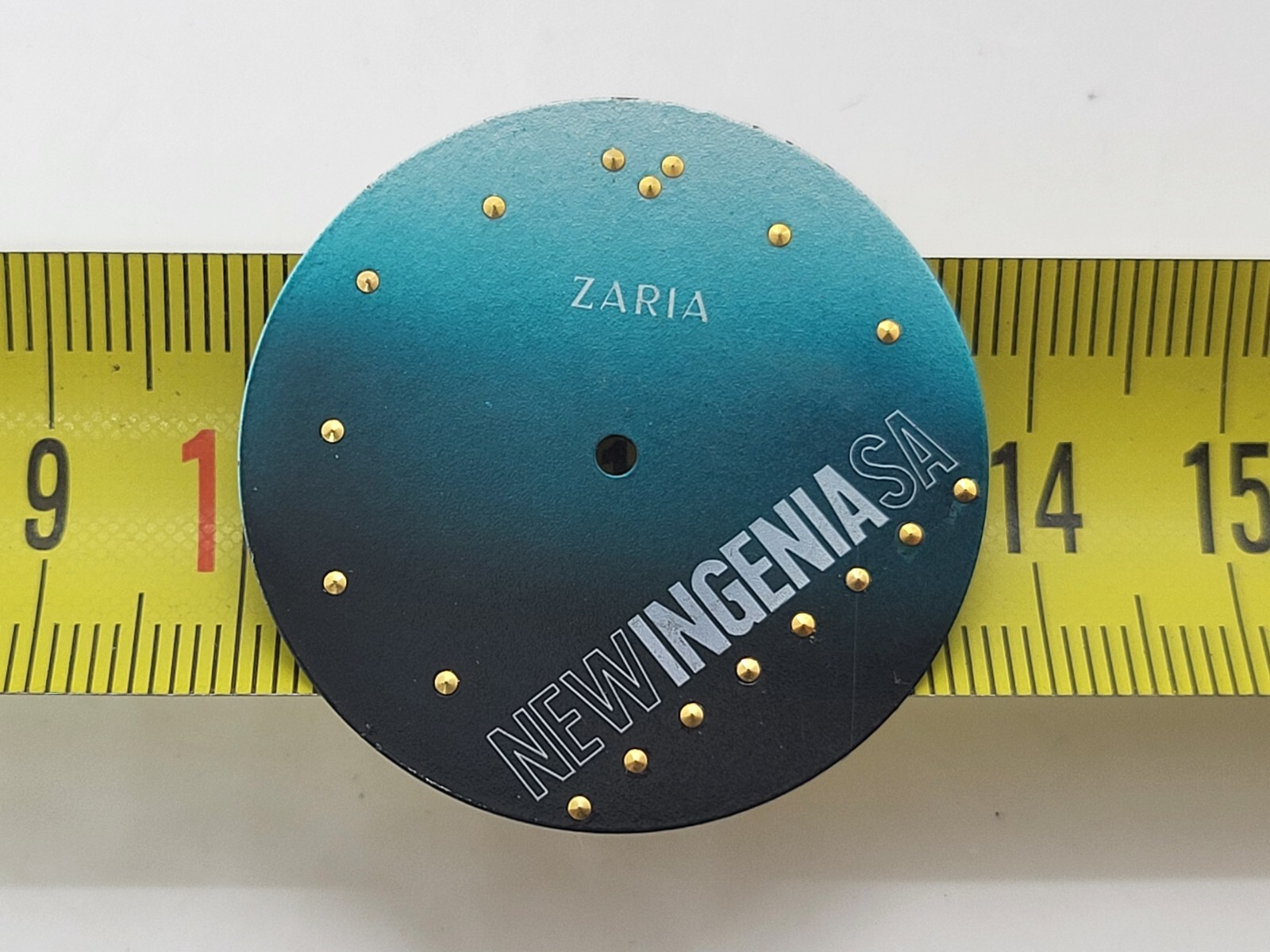 Dial ZARIA ZARJA New Ingenia SA Vintage Watch Parts Soviet USSR Collectible